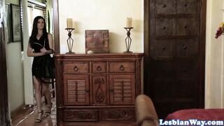 Lesbian stepmom seduces gorgeous dyke