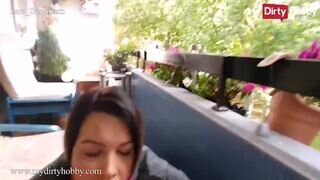 Lara Bergmann forró baletli cidázása megkettyintve bazinagy faszal